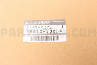 Nissan 96010VD29A AIR SPOILER ASSY-FRONT