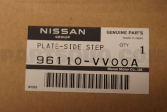Nissan 96110VV00A PLATE-SIDE STEP,RH