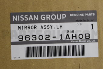 Nissan 963021AH0B MIRROR ASSY-OUTSIDE,LH