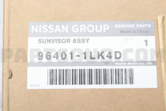Nissan 964011LK4D SUNVISOR ASSY-LH