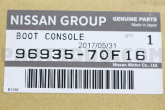 Nissan 9693570F16 BOOT-CONSOLE
