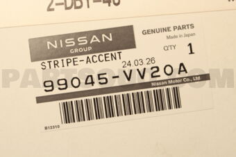 Nissan 99045VV20A STRIPE-ACCENT