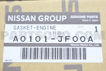 Nissan A0101JF00A GASKET KIT-ENGINE REPAIR