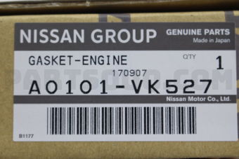 Nissan A0101VK527 GASKET KIT-ENGINE REPAIR