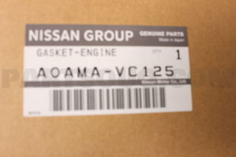 Nissan A0AMAVC125 GASKET ENGINE