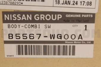 Nissan B5567WG00A BODY COMBI SW