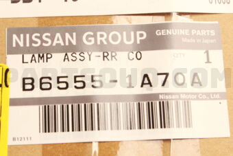 Nissan B65551A70A LAMP COMB RR,LH