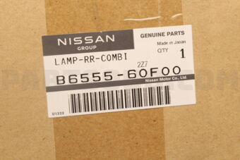 Nissan B655560F00 LAMP-RR-COMBI