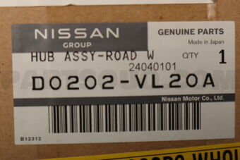 Nissan D0202VL20A HUB ASSY-ROAD WHEEL,FRONT