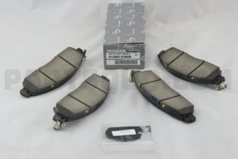 Nissan D10604JA0A PAD KIT-DISC