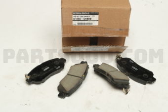 Nissan D10605RB0B PAD KIT DISC BRAKE,FRONT (AFS 18/06)