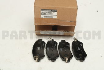 Nissan D10605RB0B PAD KIT DISC BRAKE,FRONT (AFS 18/06)
