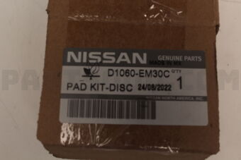 Nissan D1060EM30C PAD KIT DISC BRAKE