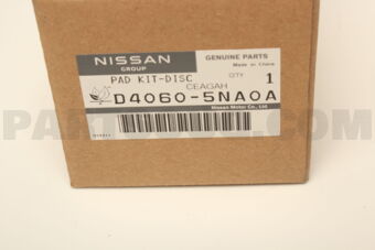 Nissan D40605NA0A PAD KIT DISC