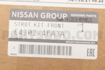 Nissan E43024EA3A STRUT KIT-FRONT