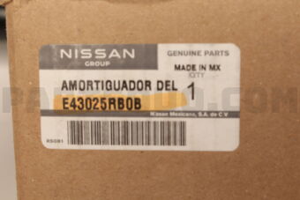 Nissan E43025RB0B STRUT KIT FRONT SUSPENSION,RH