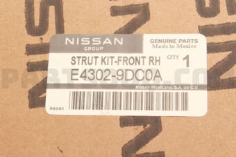 Nissan E43029DC0A STRUT KIT-FRONT SUSPENSION,RH