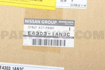 Nissan E43031AN3C STRUT KIT FRONT LH