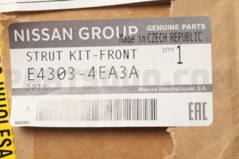 Nissan E43034EA3A STRUT KIT-FRONT