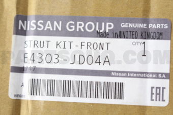 Nissan E4303JD04A STRUT KIT-FRONT SUSPENSION,LH