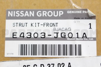 Nissan E4303JG01A STRUT KIT-FRONT SUSPENSION,LH