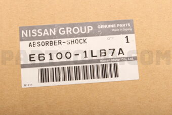 Nissan E61001LB7A ABSORBER KIT-SHOCK,FRONT