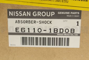 Nissan E61101BD0B ABSORBER KIT-SHOCK,FRONT
