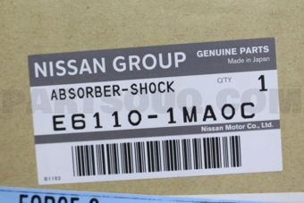 Nissan E61101MA0C ABSORBER KIT-SHOCK,FRONT