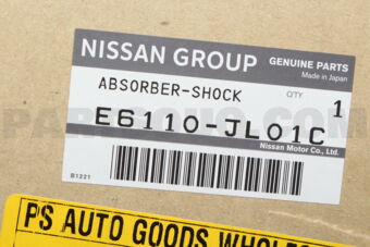 Nissan E6110JL01C ABSORBER KIT-SHOCK,FRONT
