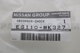 Nissan E6110WK327 ABSORBER-SHOCK
