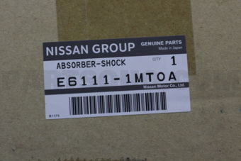 Nissan E61111MT0A ABSORBER KIT-SHOCK,FRONT