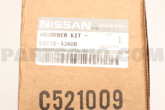 Nissan E62103JA0B ABSORBER KIT-SHOCK,REAR