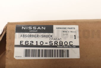 Nissan E62105RB0C SHOCK ABSORBER KIT REAR