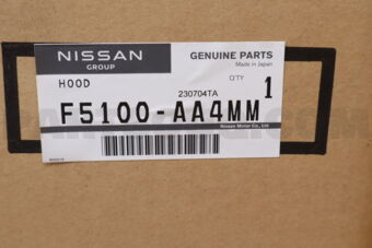 Nissan F5100AA4MM HOOD