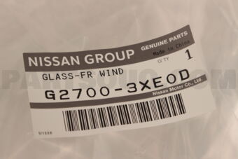 Nissan G27003XE0D GLASS-FR WIND