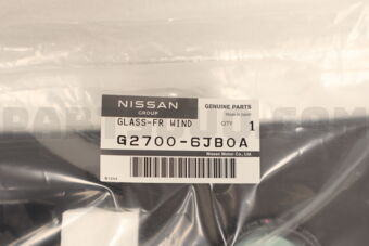 Nissan G27006JB0A GLASS-FR WIND