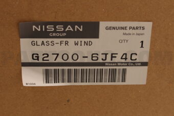 Nissan G27006JF4C GLASS FR WIND
