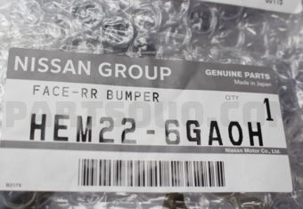 Nissan HEM226GA0H FACE-RR BUMPER