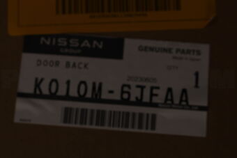 Nissan K010M6JFAA DOOR ASSY-BACK