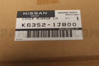 Nissan K63521JB00 COVER MIRROR BODY