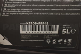 Nissan KE90999945 NS2 CVT OIL 5L