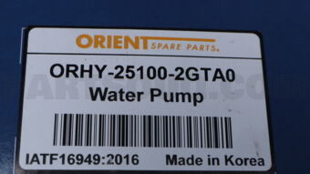 ORIENT SPARE PARTS ORHY251002GTA0 WATER PUMP