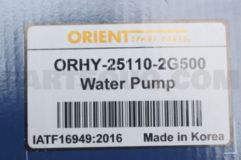 ORIENT SPARE PARTS ORHY251102G500 WATER PUMP