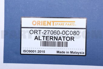 ORIENT SPARE PARTS ORT270600C080 ALTERNATOR