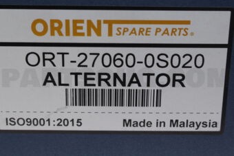 ORIENT SPARE PARTS ORT270600S020 ALTERNATOR