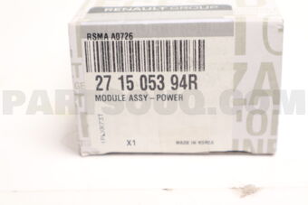 Renault 271505394R RESISTOR AC