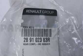Renault 289102383R RSVR COMPL-WS WASHER