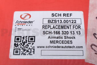 SCHNIEDER BZS1300122 AIRMATIC SHOCK W166 COMPLETE FR-LH WITH ADS [12-15]