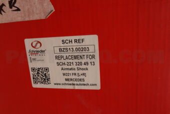 SCHNIEDER BZS1300203 AIRMATIC SHOCK COMPLETE W221 FR [L+R] [06-13]