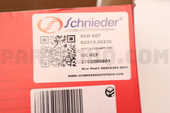 SCHNIEDER BZS1500230 WATER PUMP W176/X156/C117 M270 4-CYL [12-19]